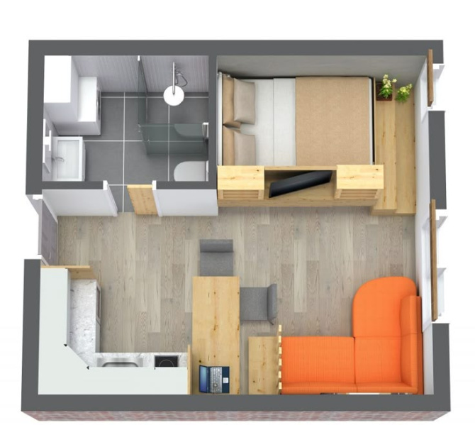  Studio Apartment 674 Sq.ft. for Sale in Sector 32 Noida