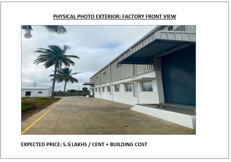  Factory 64 Cent for Sale in Othakalmandapam, Coimbatore