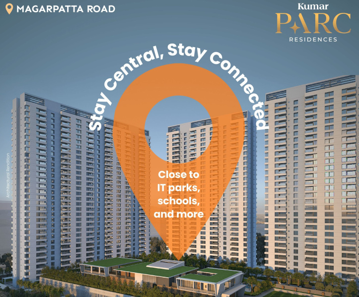 2 BHK Apartment 834 Sq.ft. for Sale in Magarpatta, Pune