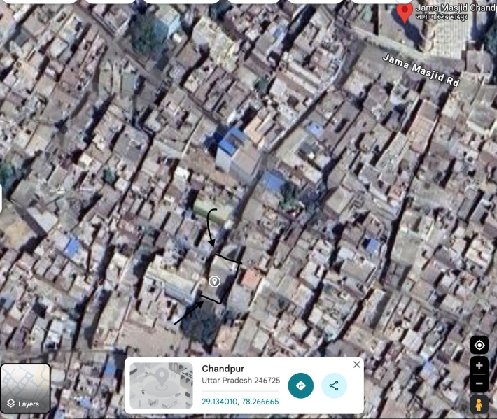  Commercial Land 1440 Sq.ft. for Sale in Chandpur, Bijnor