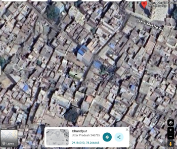  Commercial Land for Sale in Chandpur, Bijnor