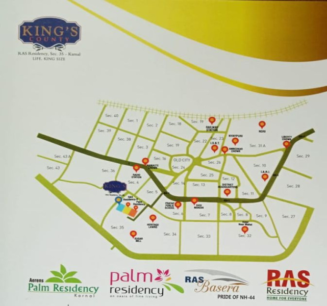 4 BHK 2400 Sq.ft. Apartment for Sale in Sector 35 Karnal