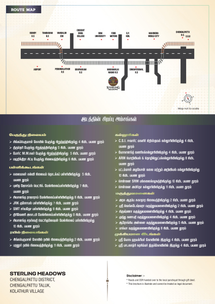  Residential Plot 916 Sq.ft. for Sale in Singaperumal Koil, Chennai