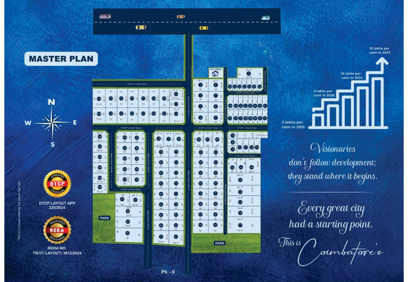  Residential Plot 1 Cent for Sale in Othakalmandapam, Coimbatore
