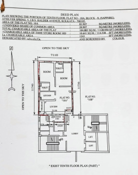 2 BHK Flat for Sale in Em Bypass Extension, Kolkata