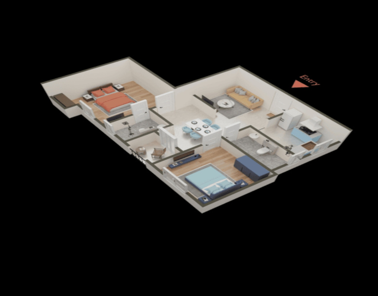 3 BHK 1294 Sq.ft. Apartment for Sale in Konnagar, Hooghly