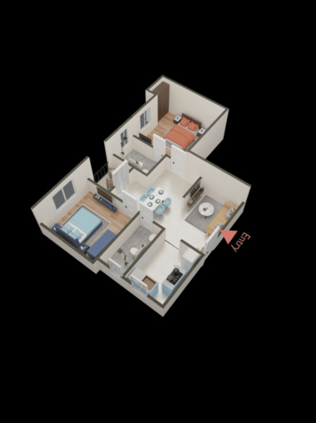 3 BHK 1294 Sq.ft. Apartment for Sale in Konnagar, Hooghly