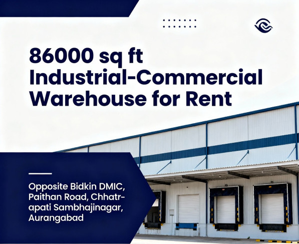 60000 Sq.ft. Warehouse for Rent in Bidkin, Aurangabad