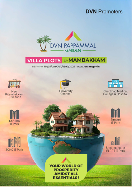  Residential Plot 710 Sq.ft. for Sale in Mambakkam, Chennai