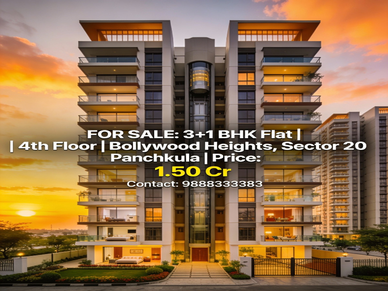 4 BHK 2250 Sq.ft. Apartment for Sale in Sector 20 Panchkula