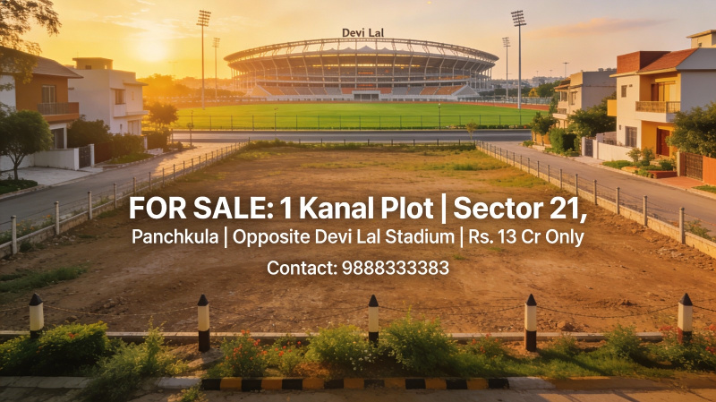  605 Sq. Yards Residential Plot for Sale in Sector 21 Panchkula
