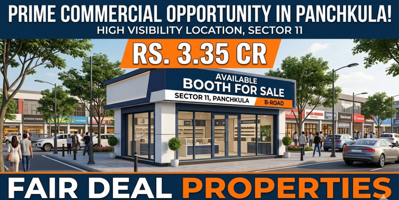  27 Sq. Yards Commercial Shop for Sale in Sector 11 Panchkula