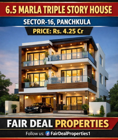 6 BHK 165 Sq. Yards House for Sale in Sector 16 Panchkula