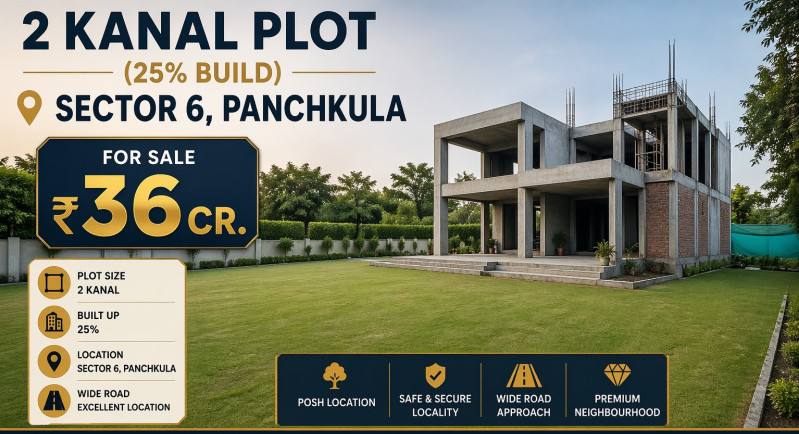  1000 Sq. Yards Residential Plot for Sale in Sector 6 Panchkula