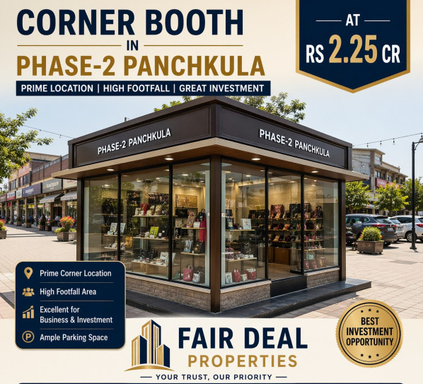  243 Sq. Meter Commercial Shop for Sale in Industrial Area Phase 2, Panchkula