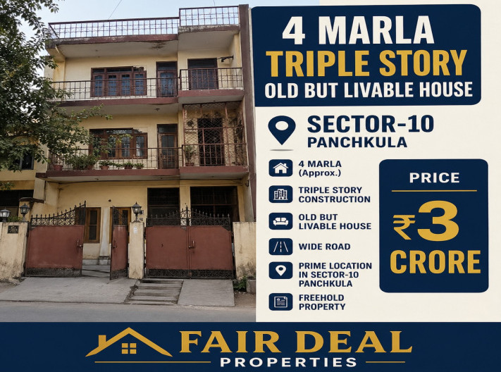 5 BHK 100 Sq. Yards House for Sale in Sector 10 Panchkula