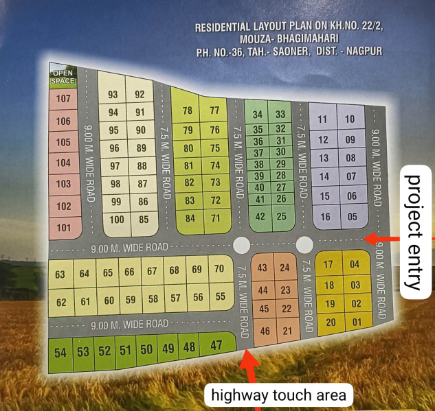  1200 Sq.ft. Residential Plot for Sale in Saoner, Nagpur