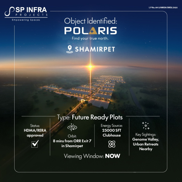  156 Sq. Yards Residential Plot for Sale in Shamirpet, Hyderabad