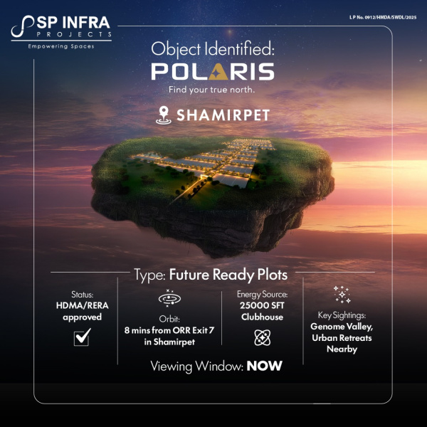  156 Sq. Yards Residential Plot for Sale in Shamirpet, Hyderabad