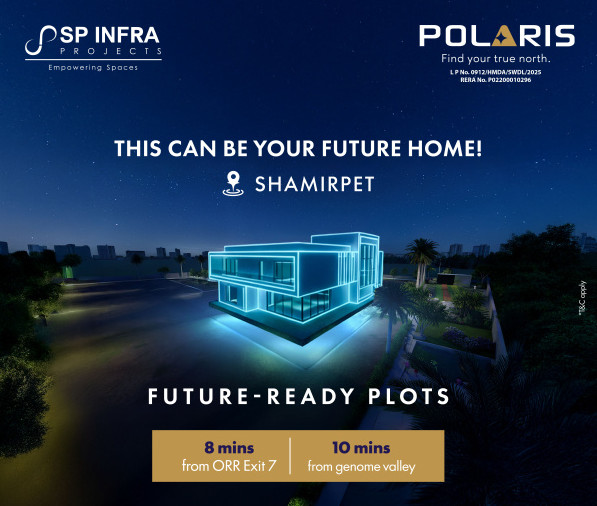  156 Sq. Yards Residential Plot for Sale in Shamirpet, Hyderabad