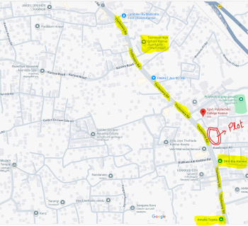  Commercial Land for Sale in Thana, Kannur