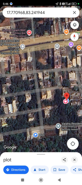  Residential Plot 267 Sq.ft. for Sale in Simhachalam, Visakhapatnam