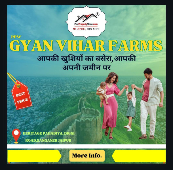 1 RK 1000 Sq. Yards Farm House for Sale in Diggi Road, Jaipur