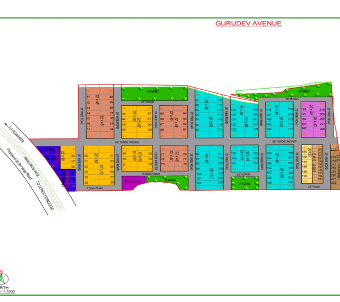  Residential Plot 900 Sq.ft. for Sale in Puwarda Junarda, Super Corridor, Indore