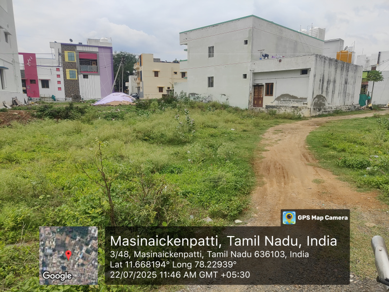  Residential Plot 1800 Sq.ft. for Sale in Ayothiapattinam, Salem