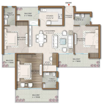 3.5 BHK Flat for Sale in Dwarka Expressway, Gurgaon
