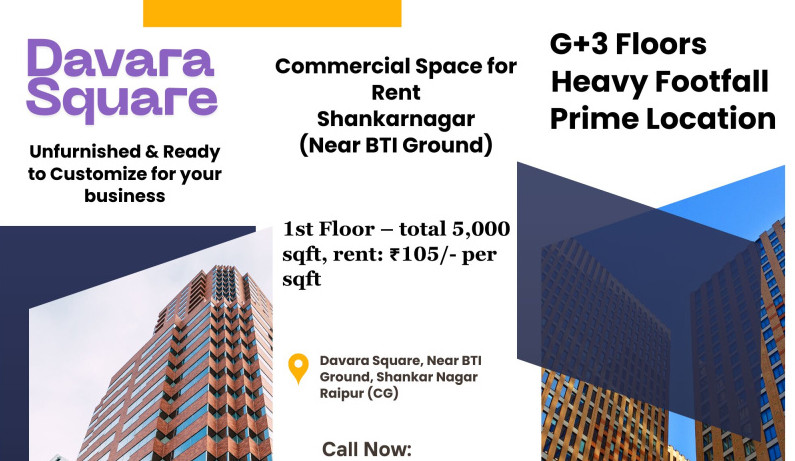  Commercial Shop 5000 Sq.ft. for Rent in Shankar Nagar, Raipur