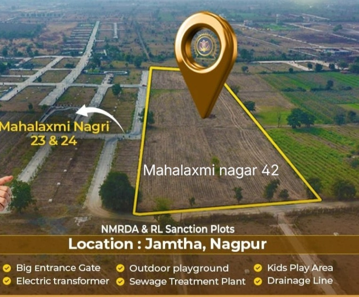  1000 Sq.ft. Residential Plot for Sale in Jamtha, Nagpur