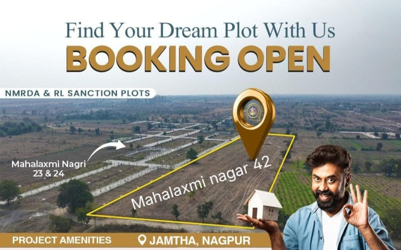  1000 Sq.ft. Residential Plot for Sale in Jamtha, Nagpur