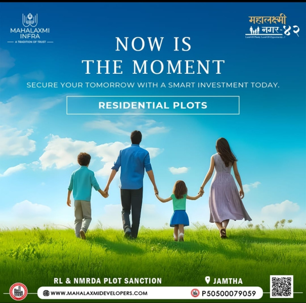  1085 Sq.ft. Residential Plot for Sale in Jamtha, Nagpur