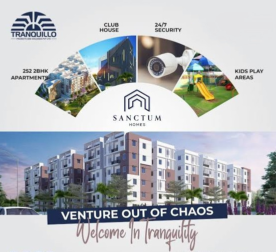 2 BHK Apartment 980 Sq.ft. for Sale in Mokila, Hyderabad