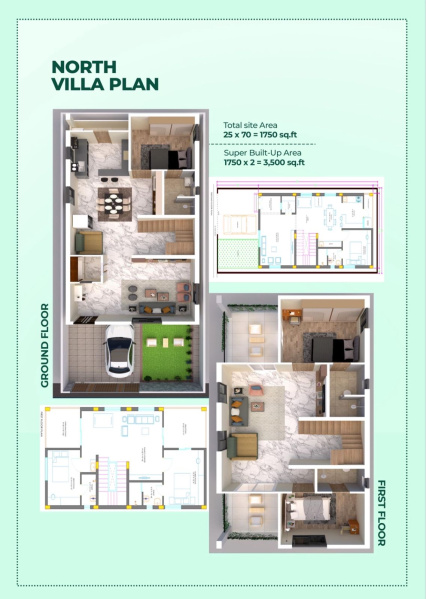3 BHK Villa 3484 Sq.ft. for Sale in Pedapadu, Srikakulam