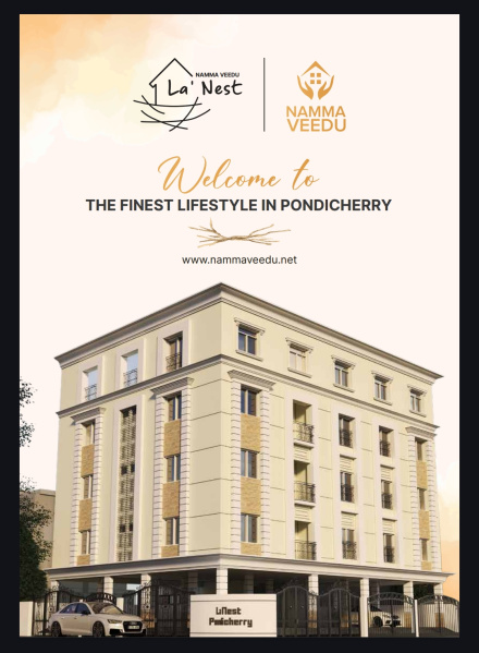  Penthouse 1600 Sq.ft. for Sale in Reddiarpalayam, Pondicherry