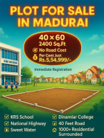 Residential Plot for Sale in Eliyarpatthy, Madurai