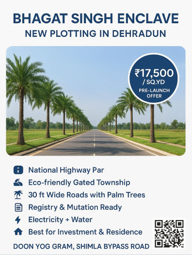  150 Sq. Yards Residential Plot for Sale in Badripur, Dehradun