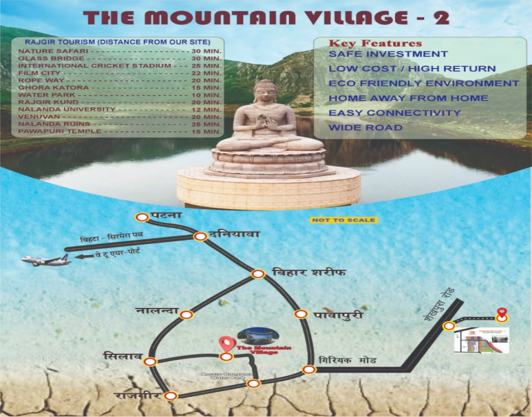  1800 Sq.ft. Residential Plot for Sale in Rajgir, Nalanda