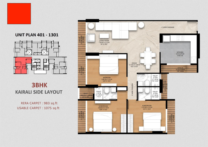 2 BHK 756 Sq.ft. Apartment for Sale in CBD Belapur, Navi Mumbai