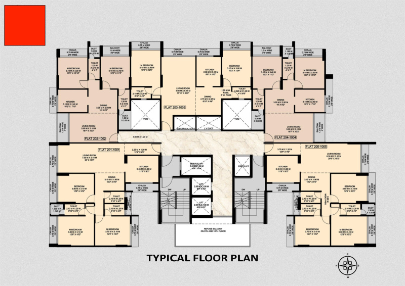 3 BHK 1082 Sq.ft. Apartment for Sale in CBD Belapur, Navi Mumbai
