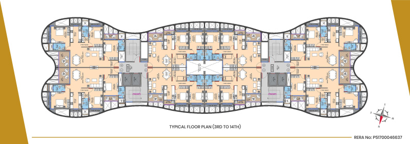 3 BHK 1270 Sq.ft. Apartment for Sale in Belapur, Navi Mumbai