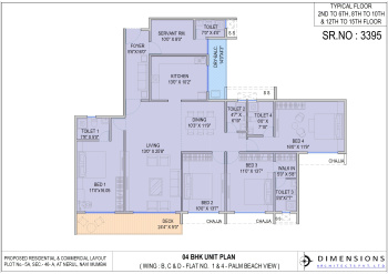 4 BHK Flat for Sale in Sector 46A, Seawoods, Navi Mumbai