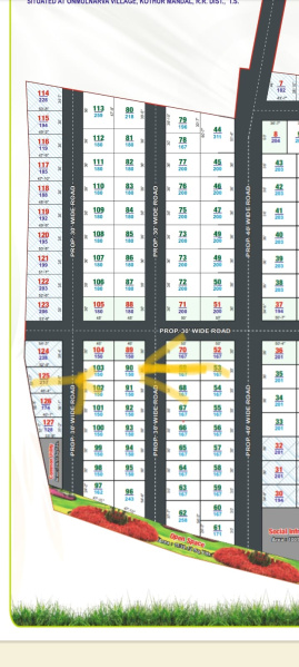  150 Sq. Yards Residential Plot for Sale in JP Darga, Kothur, Hyderabad