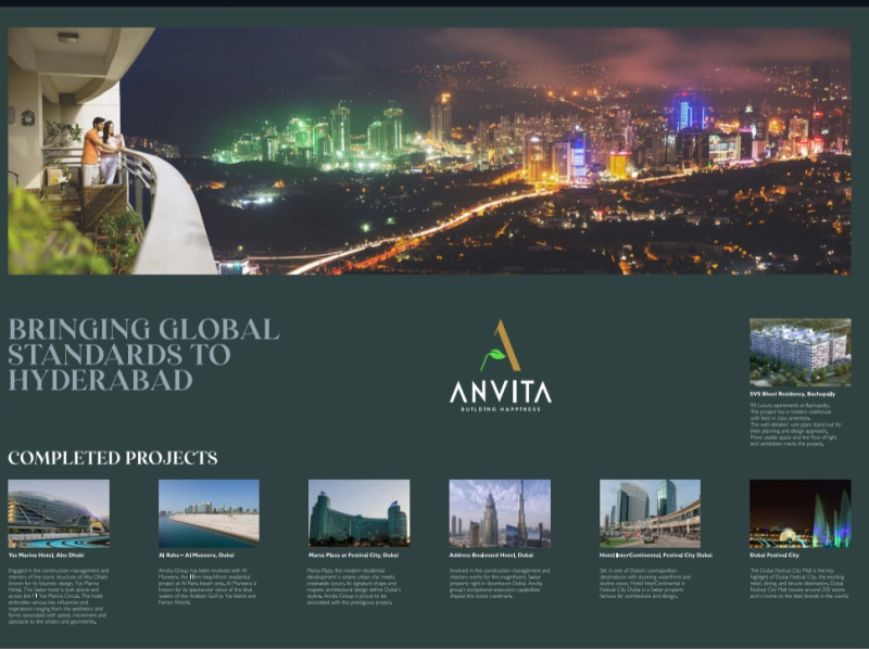 3 BHK 2050 Sq.ft. Apartment for Sale in Kollur, Hyderabad