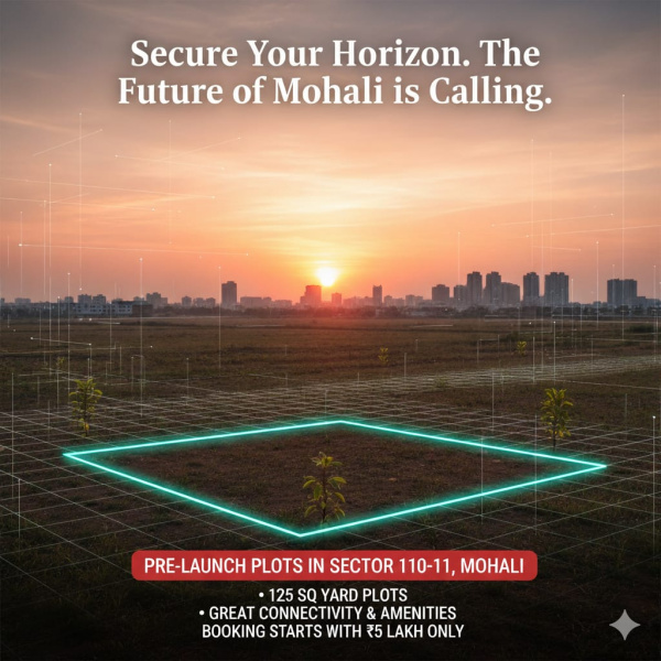  1125 Sq.ft. Residential Plot for Sale in Sector 110 Mohali