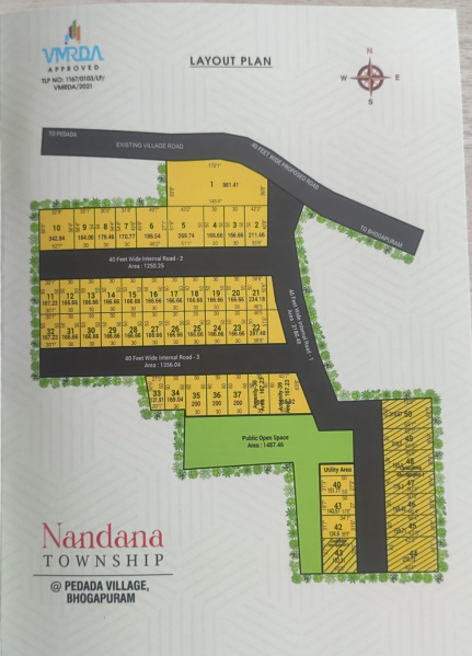  167 Sq. Yards Residential Plot for Sale in Bhogapuram, Visakhapatnam