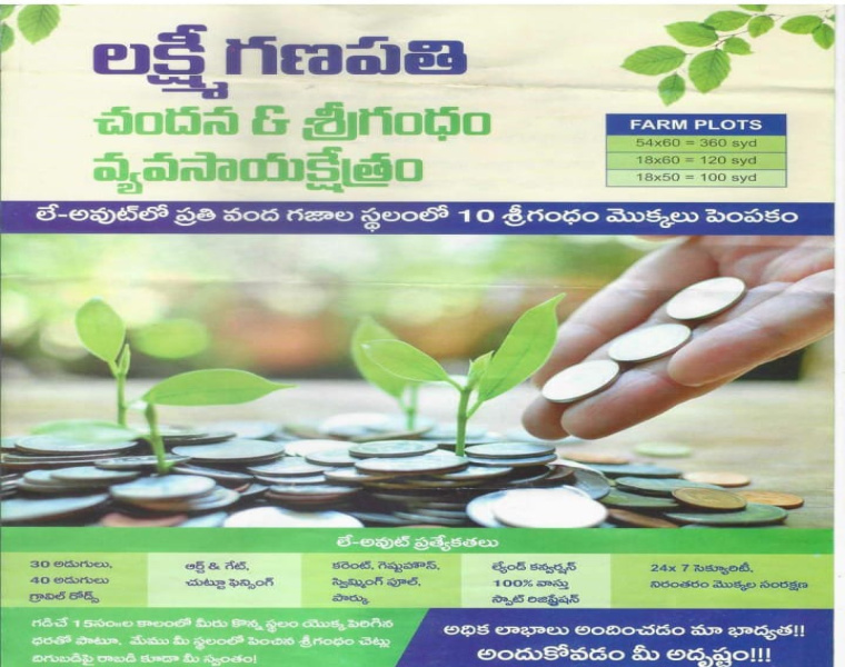  100 Sq. Yards Agricultural/Farm Land for Sale in Gajapathinagaram, Vizianagaram