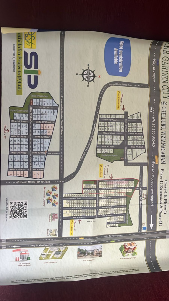  167 Sq. Yards Residential Plot for Sale in Chelluru, Vizianagaram